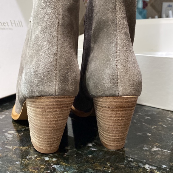 NIB Taupe suede bootie by Garnet Hill - Picture 5 of 10